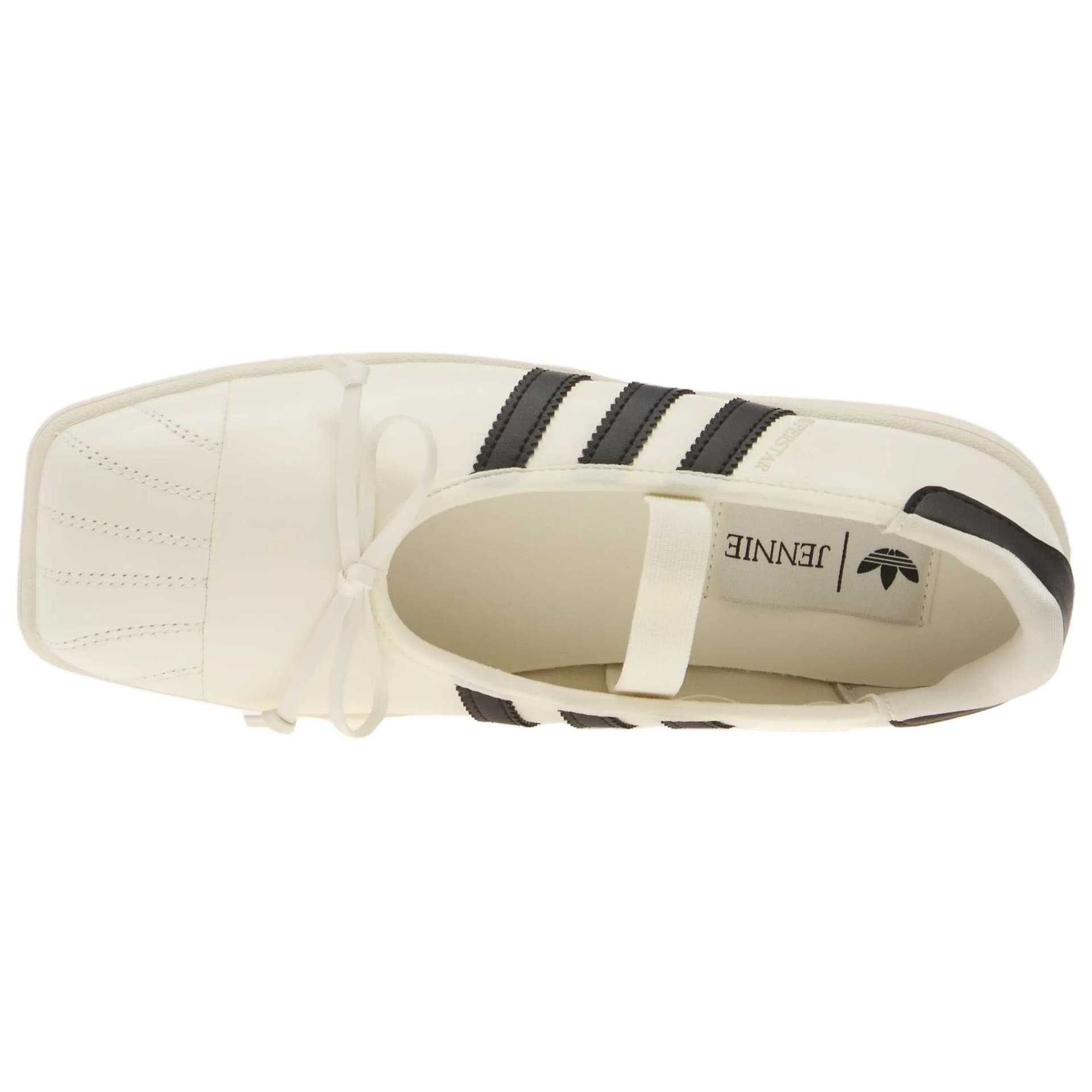 Adidas Originals Superstar Туфли Мэри Джейн Низкий Топ Экрю Основной Черный Ядерный Белый Женские - изображение 4