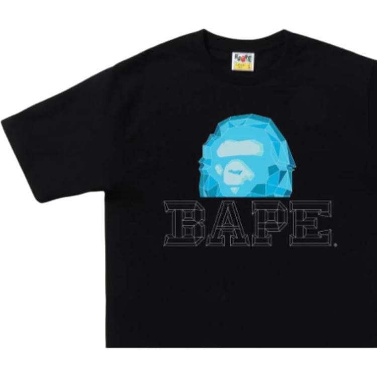 Футболка A BATHING APE Bape Polygon Ape Head Tee LogoT - изображение 2