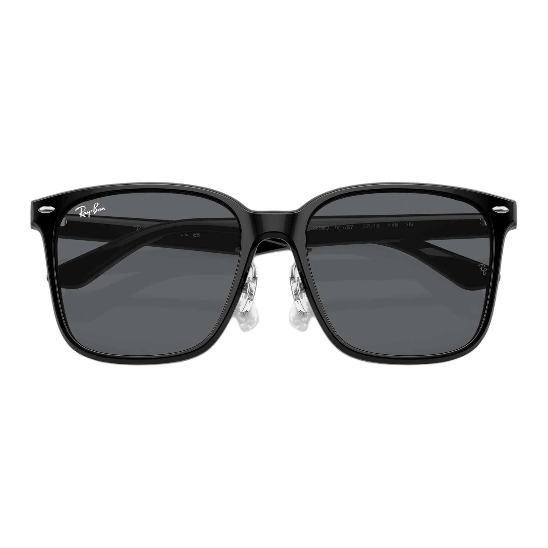 Солнцезащитные очки RayBan Квадратные Солнцезащитные Очки Унисекс Черные Серые - изображение 5