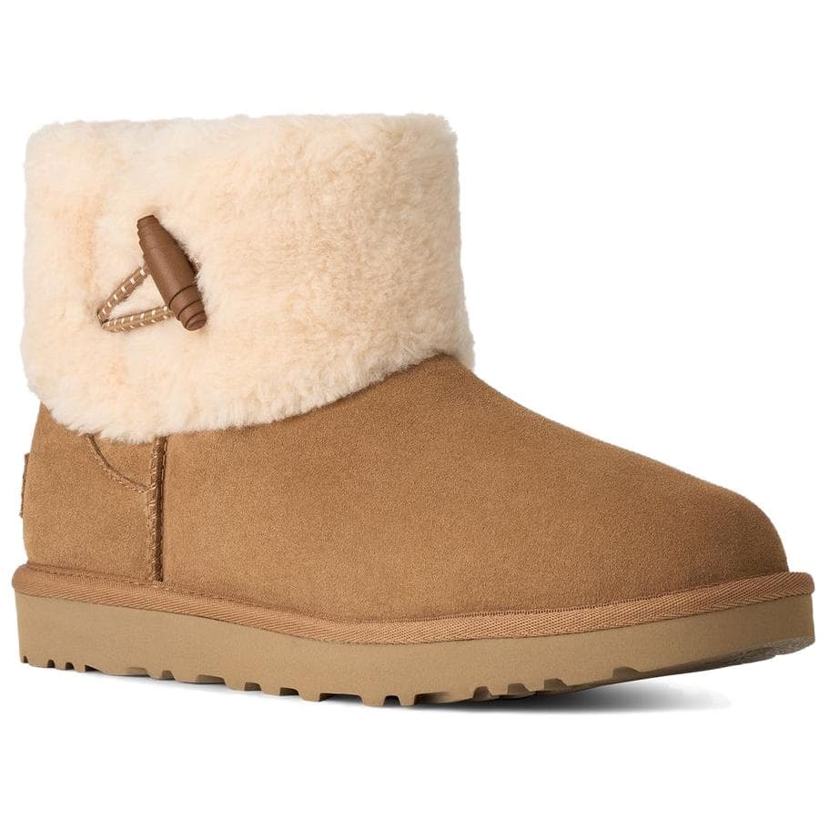 Ботинки зимние ugg Classic Novelty Сноубутсы High Топ Каштановый Женские - изображение 2
