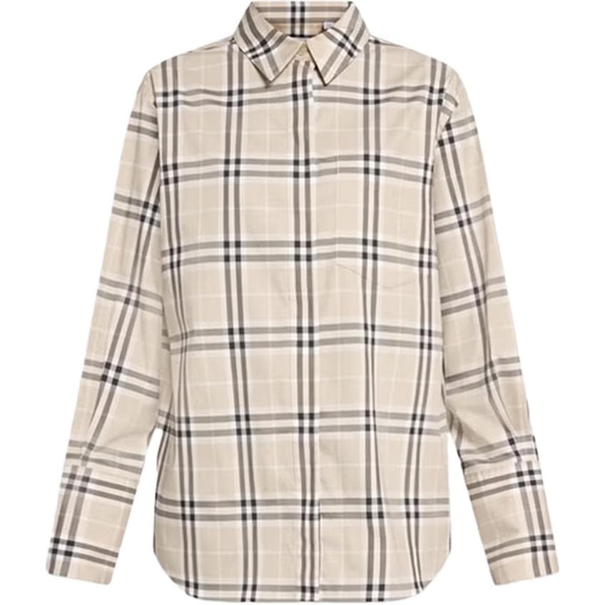 Блузка Burberry Длинный Sleeved Рубашка Женские - изображение 1