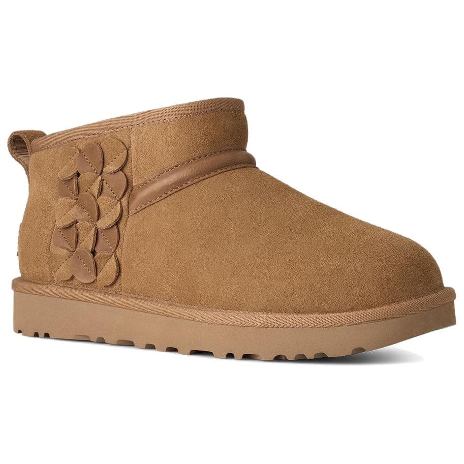 Ботинки зимние ugg Classic Novelty Сноубутсы High Топ Каштановый Женские - изображение 2