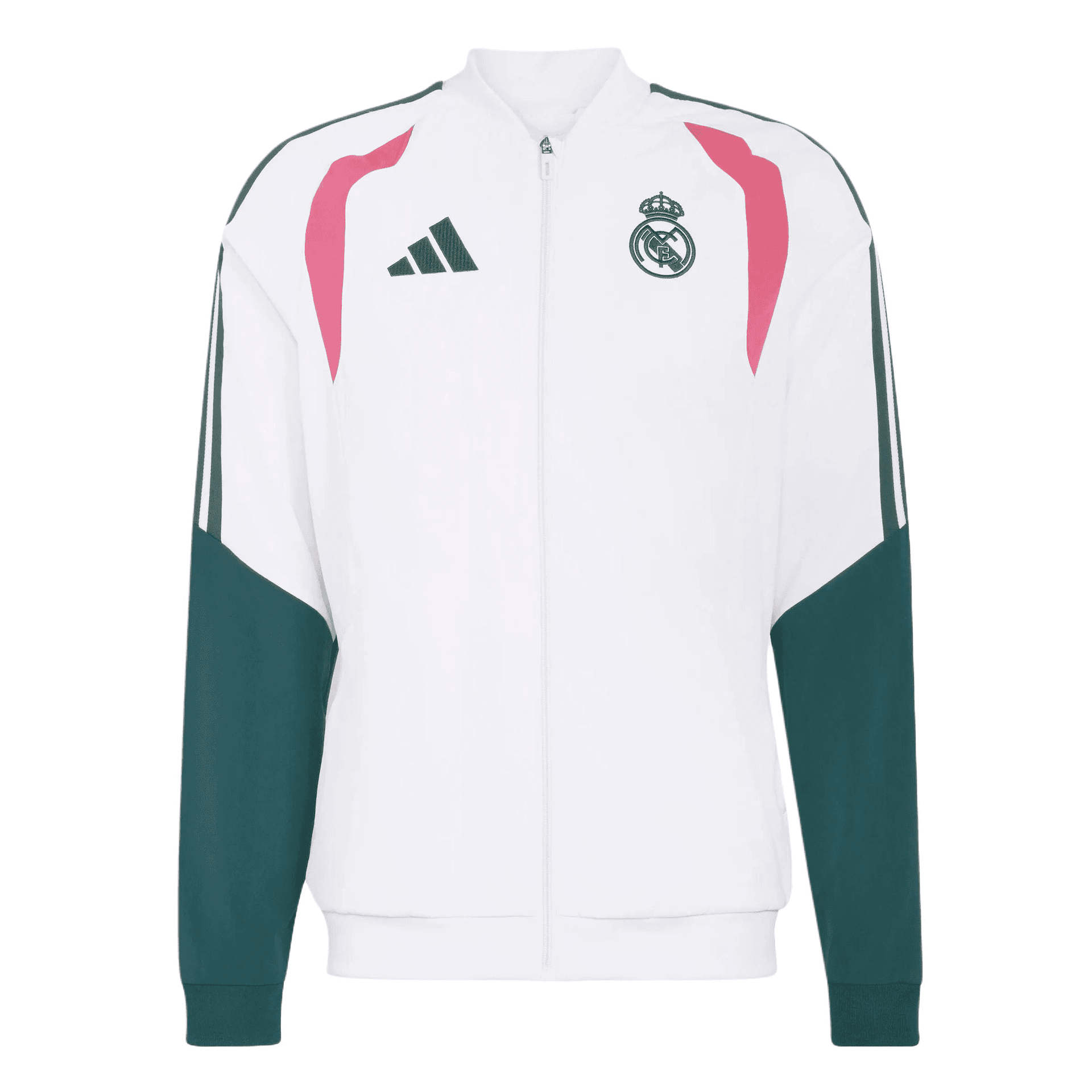 Куртка Adidas Real Madrid Белый Wealth Зеленый Мужские Куртки - изображение 1