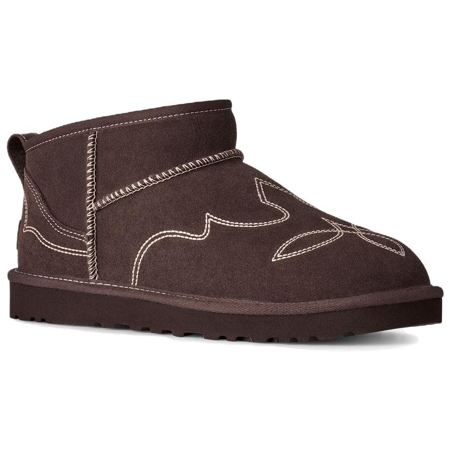 Ботинки зимние UGG Classic Novelty Сноубутсы Burnt Древесный цвет Мужской - изображение 2