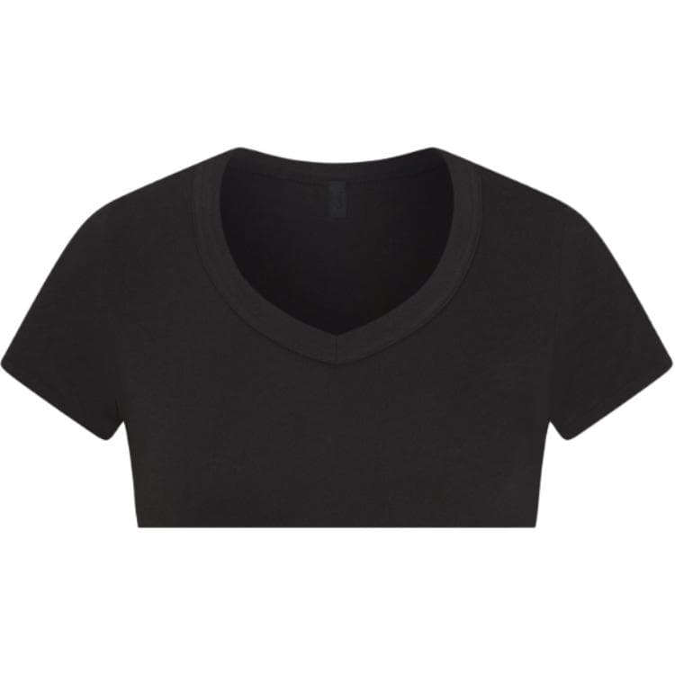 Футболка SKIMS Очистка Onyx Washed Onyx Женские T-рубашки - изображение 2