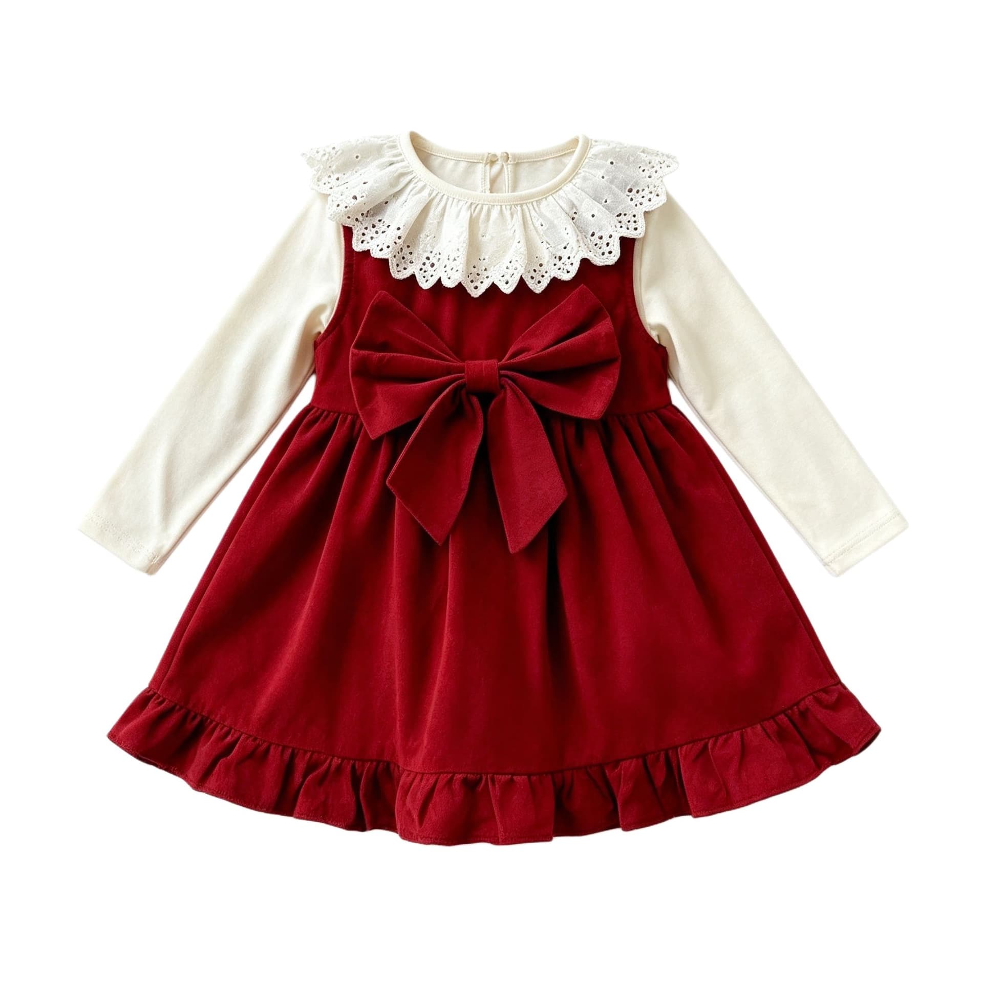PIERRE CARDIN Красный Двухкомпонентный Набор Волшебных Цветов Kids Комплекты с Юбкой - изображение 1