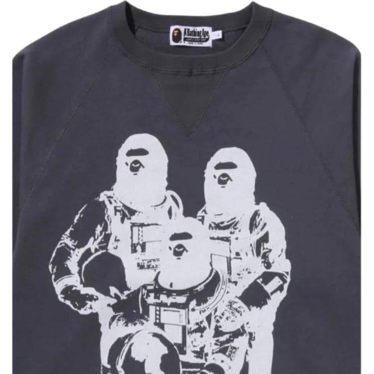Худи BAPE Bape Relaxed Fit Crewneck - изображение 4