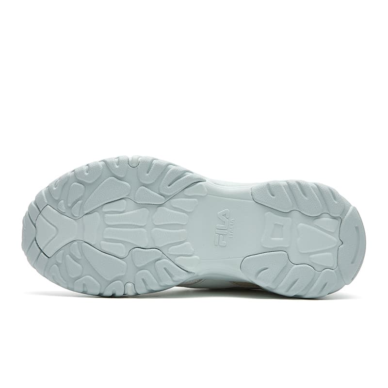 Кроссовки FILA KORAL массивные кроссовки Low Top Кокосовое молоко Белый Дождь Туманно-серый Женский - изображение 6