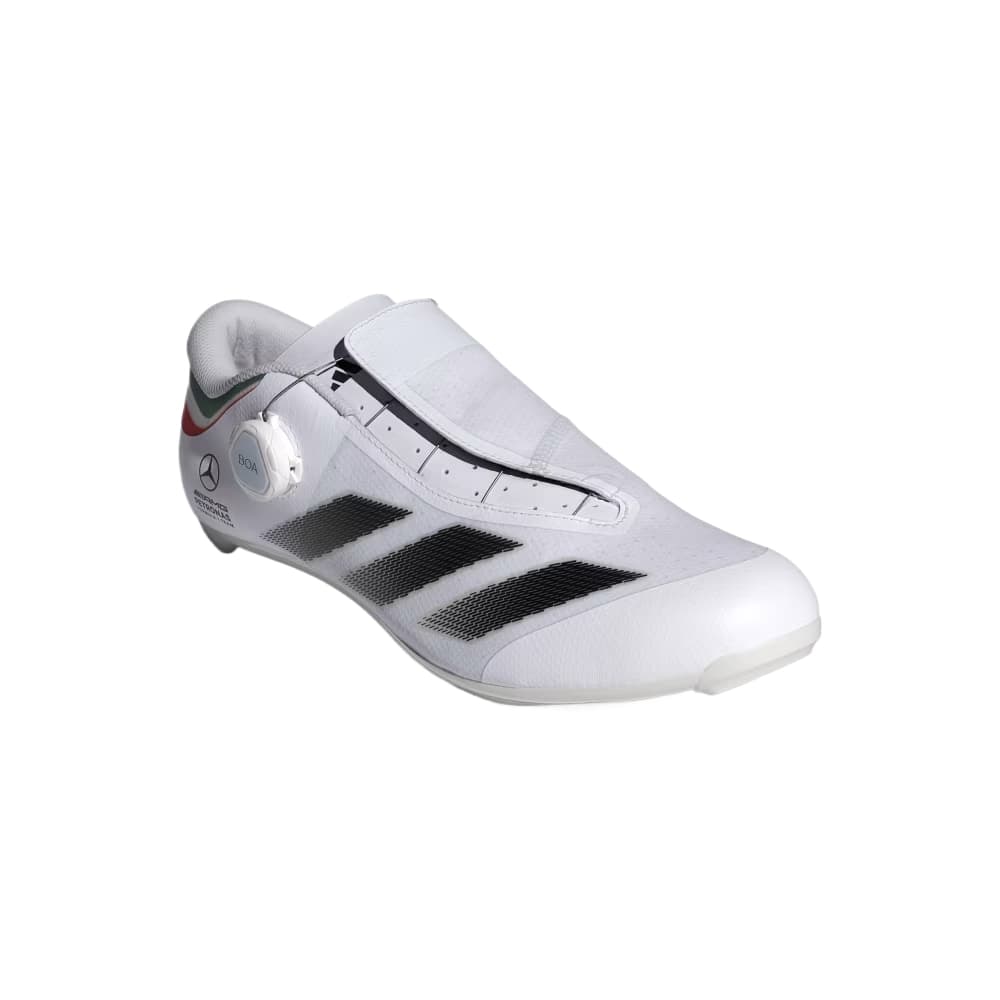 Кроссовки для велоспорта Adidas TEMPO 3 Stripes Велосипедные кроссовки Low Топ Облачный белый Красный Ярко-зеленый Унисекс - изображение 3
