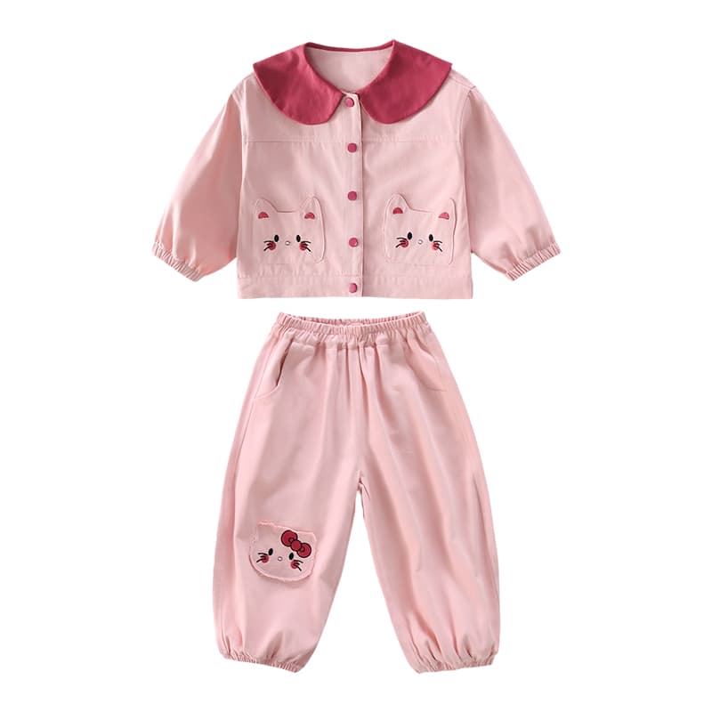 ATONGMU Розовый Kids Повседневные спортивные костюмы Наборы - изображение 1