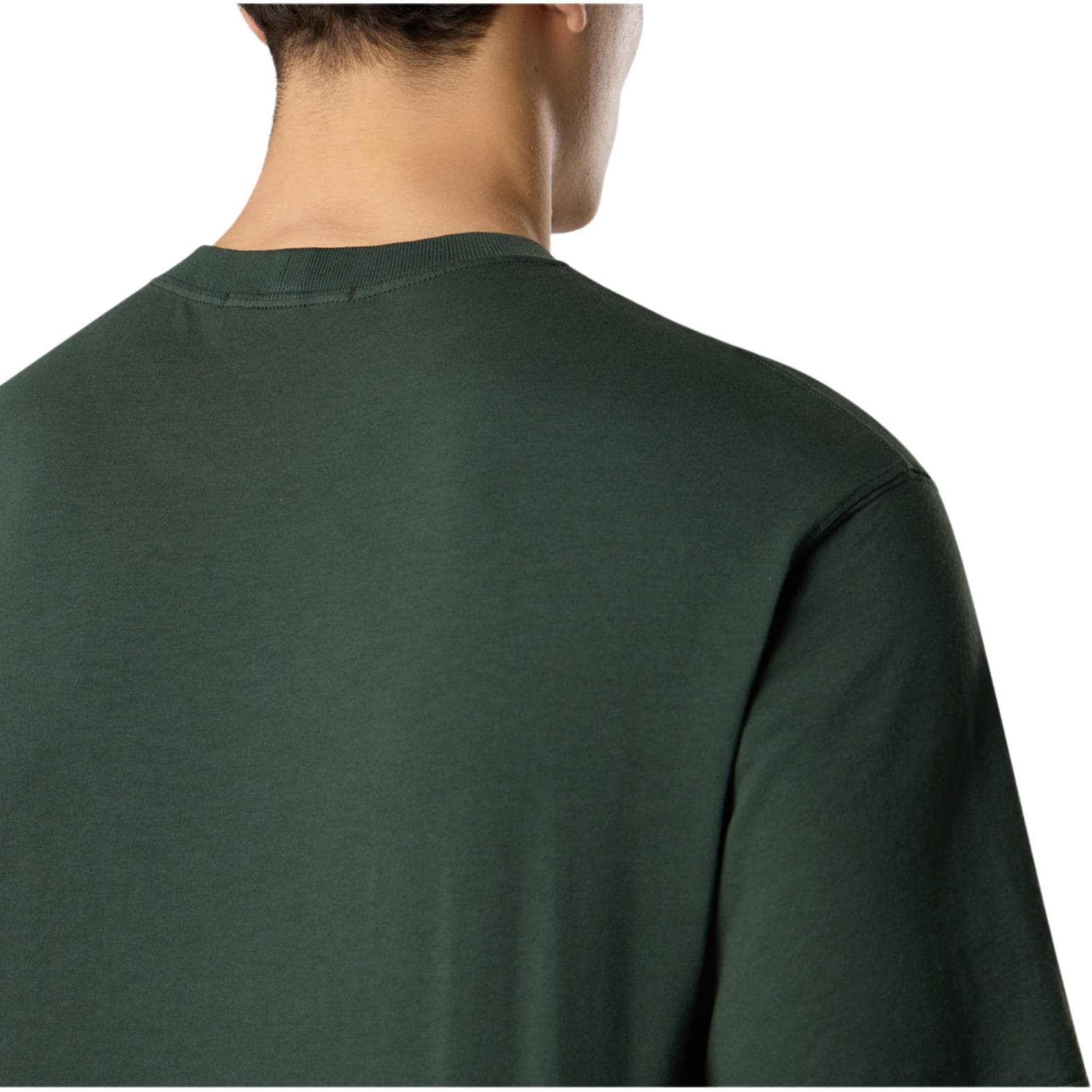 Футболка STONE ISLAND T-Рубашка Мужская Темно-Зеленая - изображение 4
