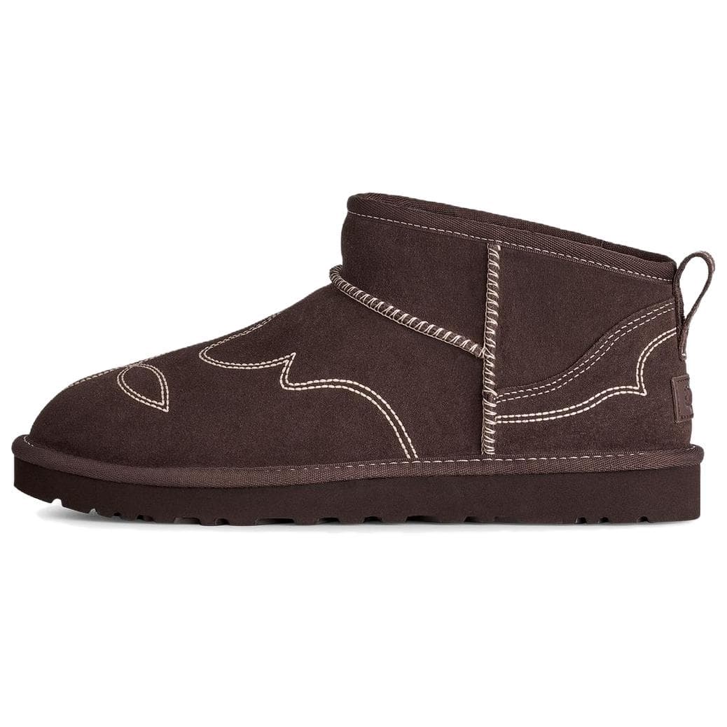 Ботинки зимние UGG Classic Novelty Сноубутсы Burnt Древесный цвет Мужской - изображение 1
