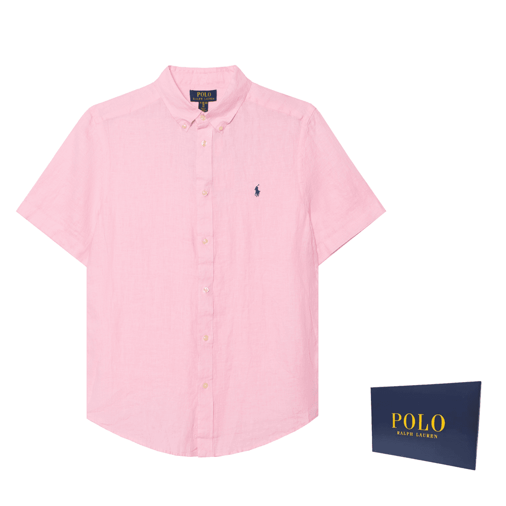 Polo Ralph Lauren Повседневная рубашка SS25 Розовая для детей - изображение 5