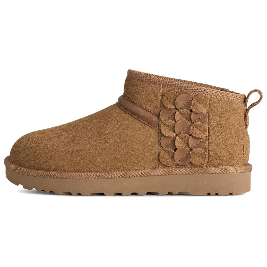 Ботинки зимние ugg Classic Novelty Сноубутсы High Топ Каштановый Женские - изображение 1