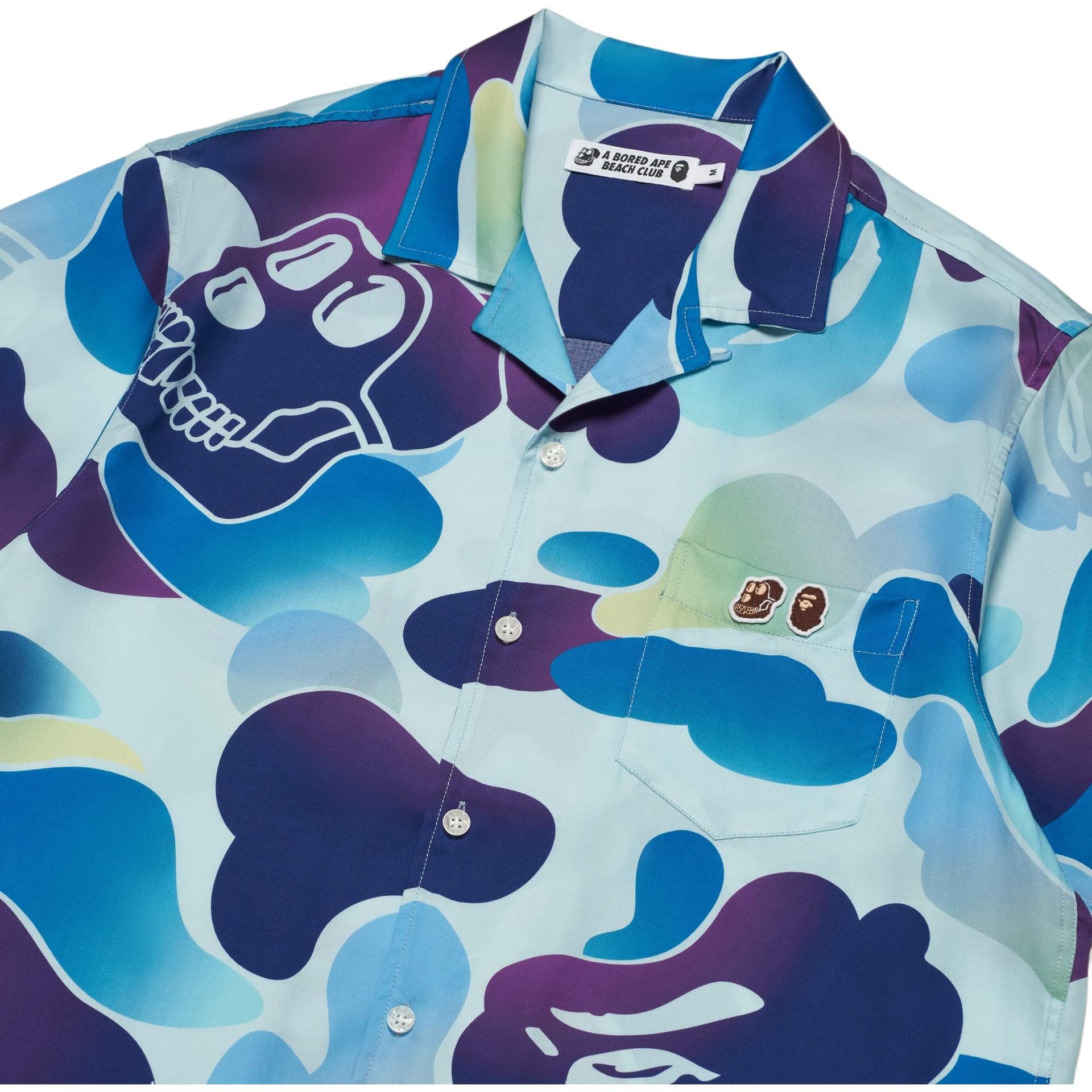Рубашка A BATHING APE Рубашка Унисекс Blue - изображение 3