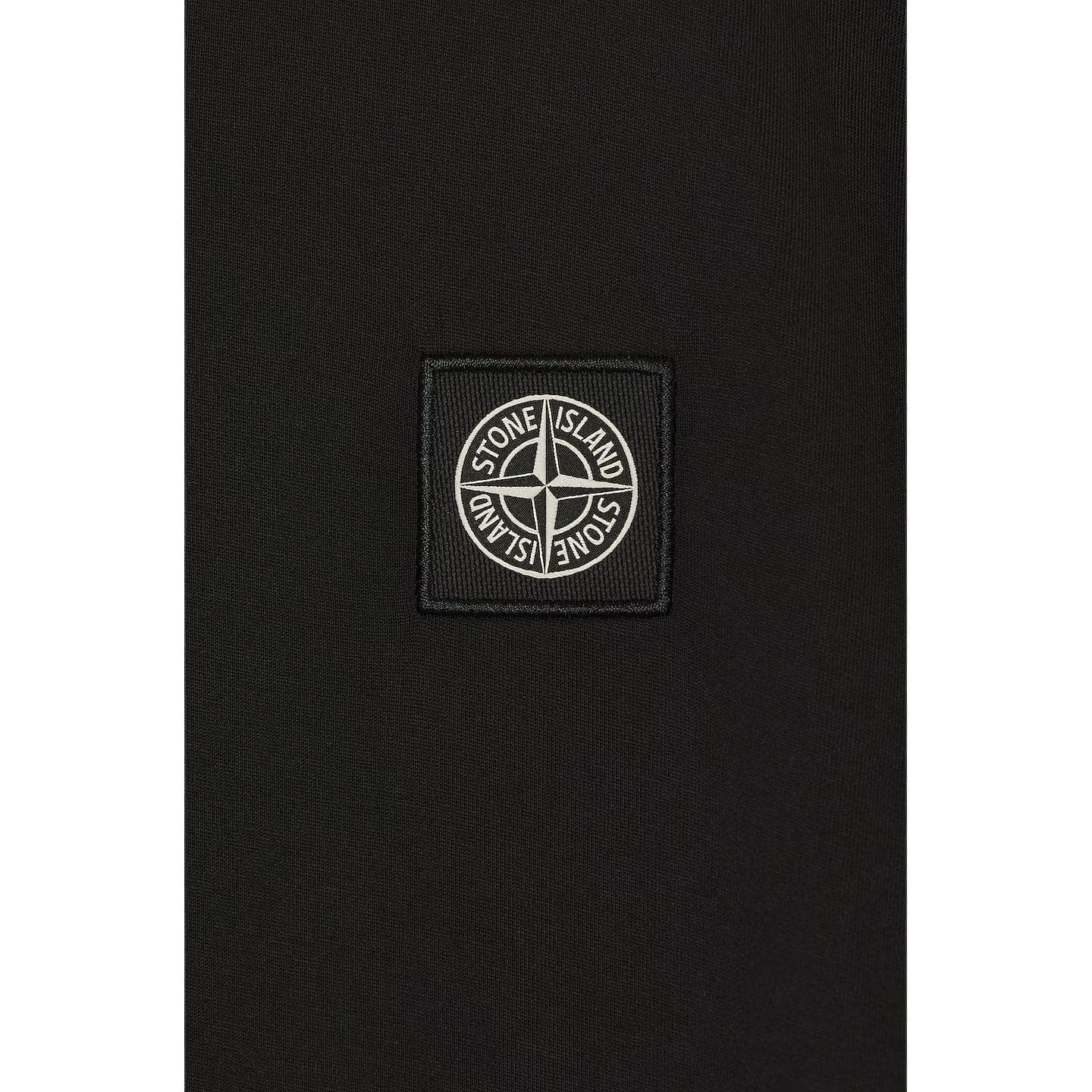 Поло Stone Island Поло Мужской Черный - изображение 3