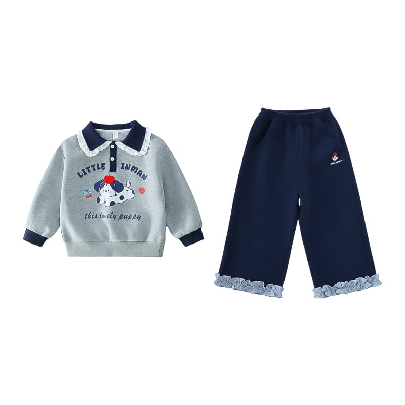 ATONGMU Серый Kids Повседневные спортивные костюмы Наборы - изображение 1