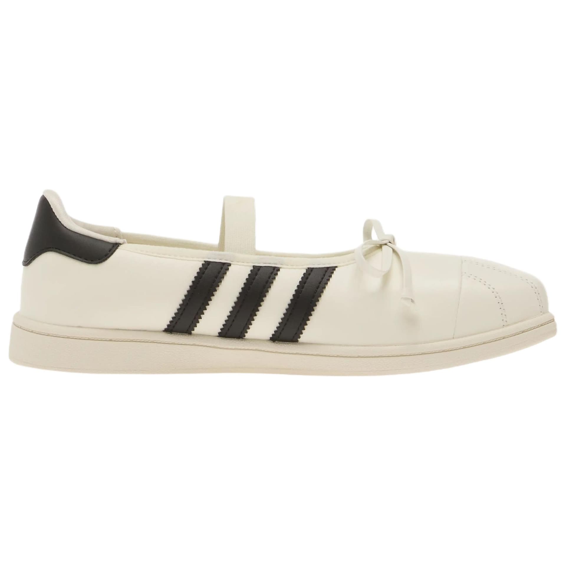 Adidas Originals Superstar Туфли Мэри Джейн Низкий Топ Экрю Основной Черный Ядерный Белый Женские - изображение 2