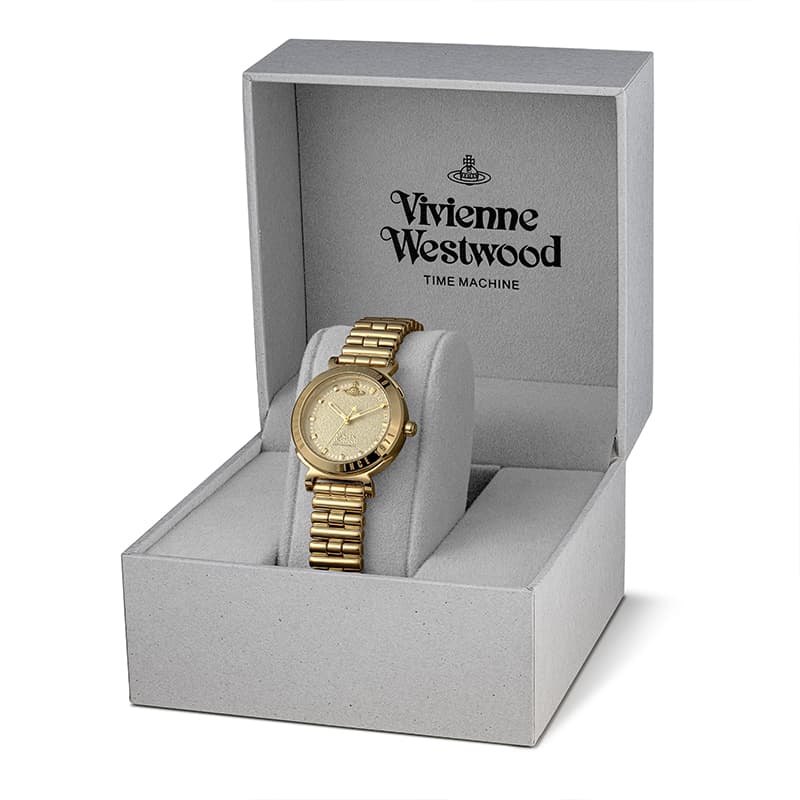 Механические часы Vivienne Westwood Кварцевый механизм Женские часы 31 мм Золото - изображение 3