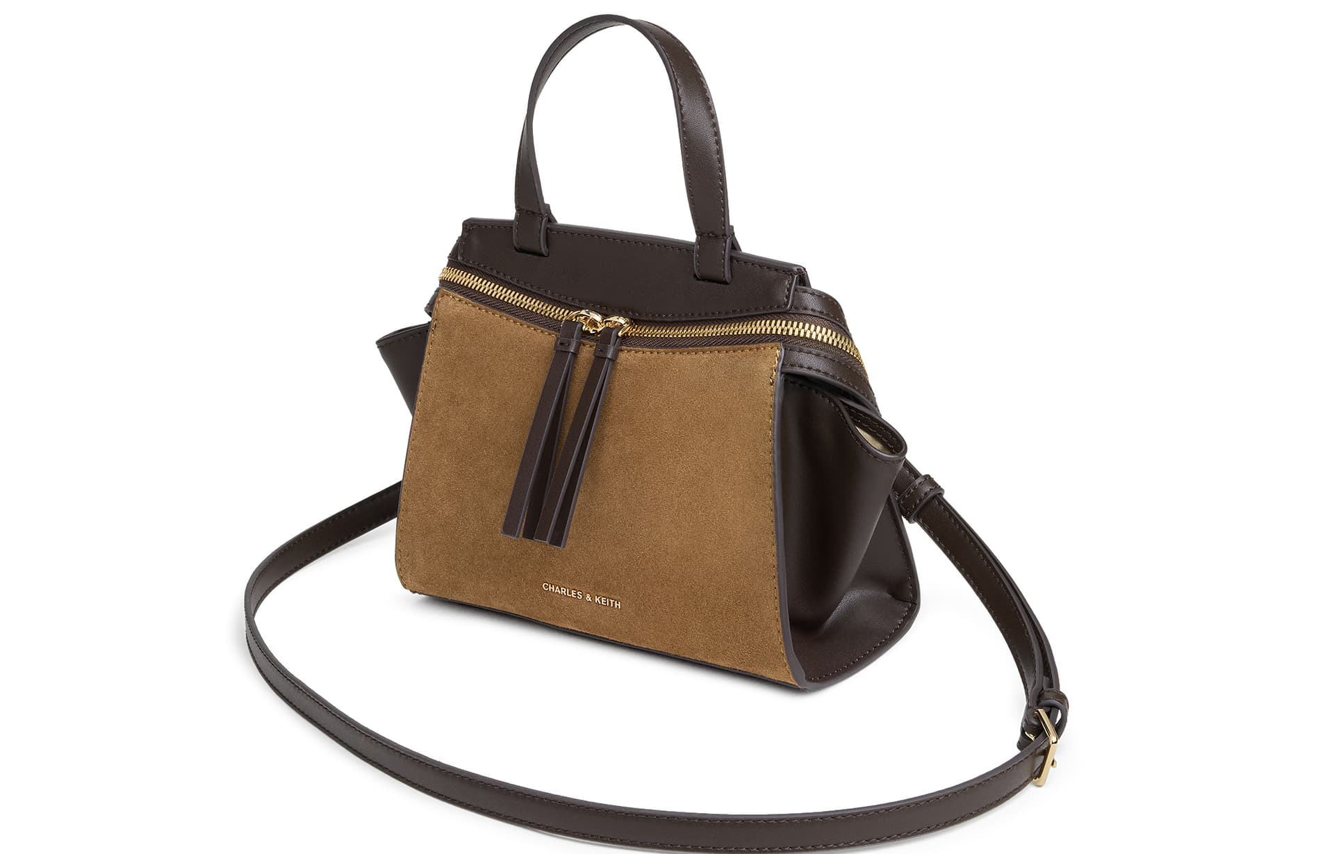 Сумка CHARLES KEITH Сумки Sand Dark Brown Women's - изображение 3