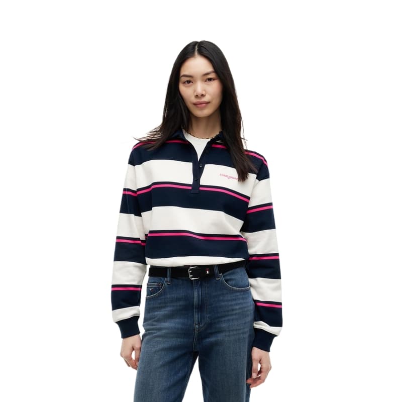 Худи Tommy Hilfiger Полосы 0FD Женские Толстовка - изображение 1