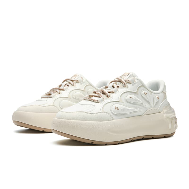 Кроссовки FILA Морковный Shoes Skate Shoes Low Топ Снег Пена Белый Женские - изображение 3