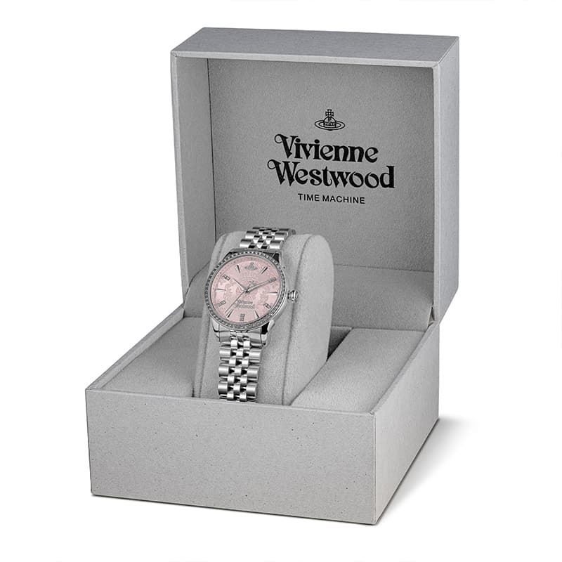Механические часы Vivienne Westwood Кварцевый механизм Женские часы 32 мм Розовый - изображение 3