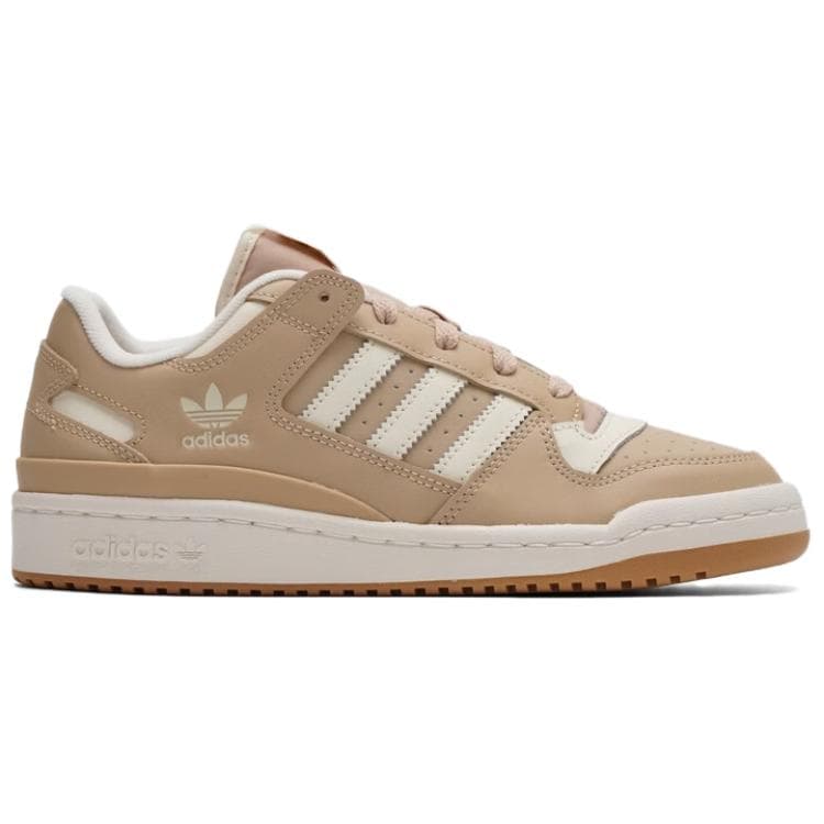 Кроссовки Adidas Originals FORUM CL Кеды для скейтбординга Low Топ Коричневый Женские - изображение 2