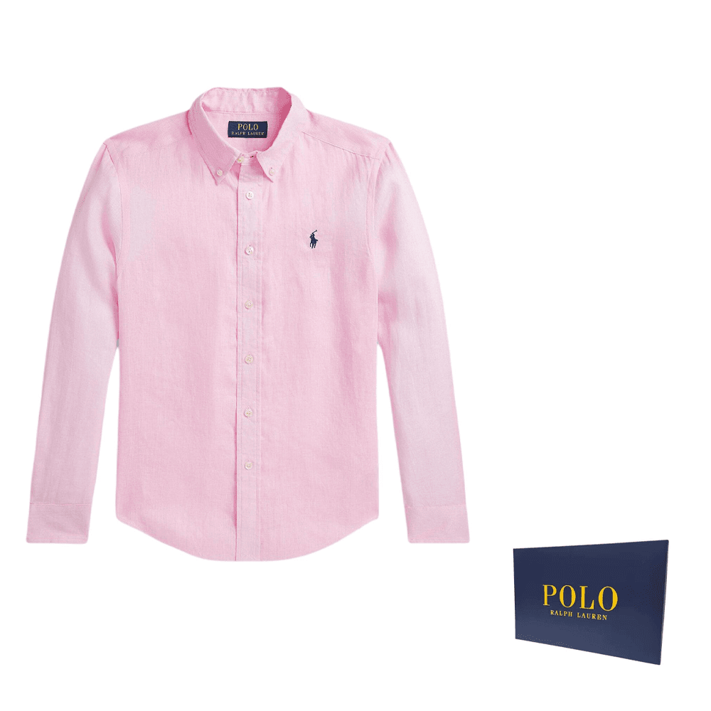 Polo Ralph Lauren Рубашка Розовый Детский - изображение 8