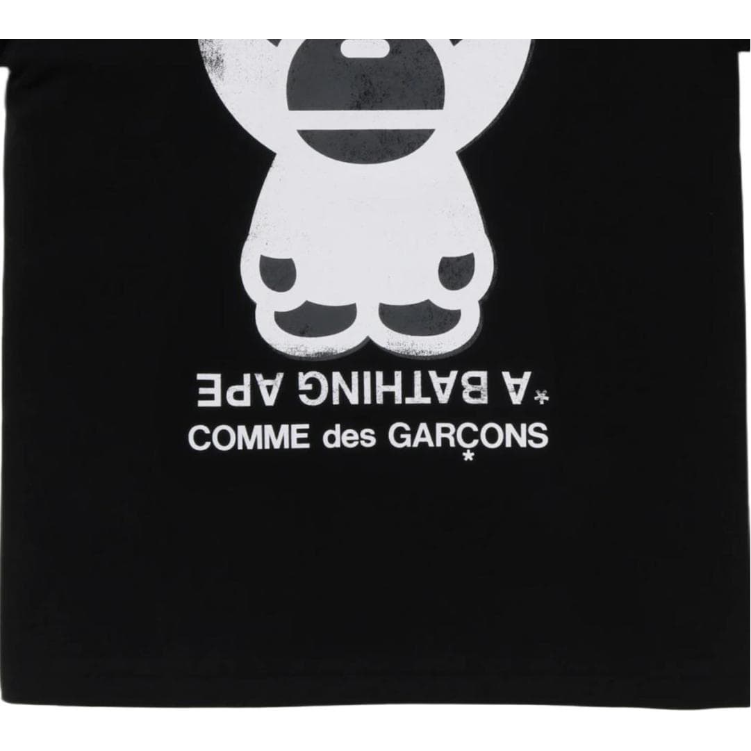 Футболка A BATHING APE X Comme des Garçons SS26 T Рубашка Унисекс - изображение 4