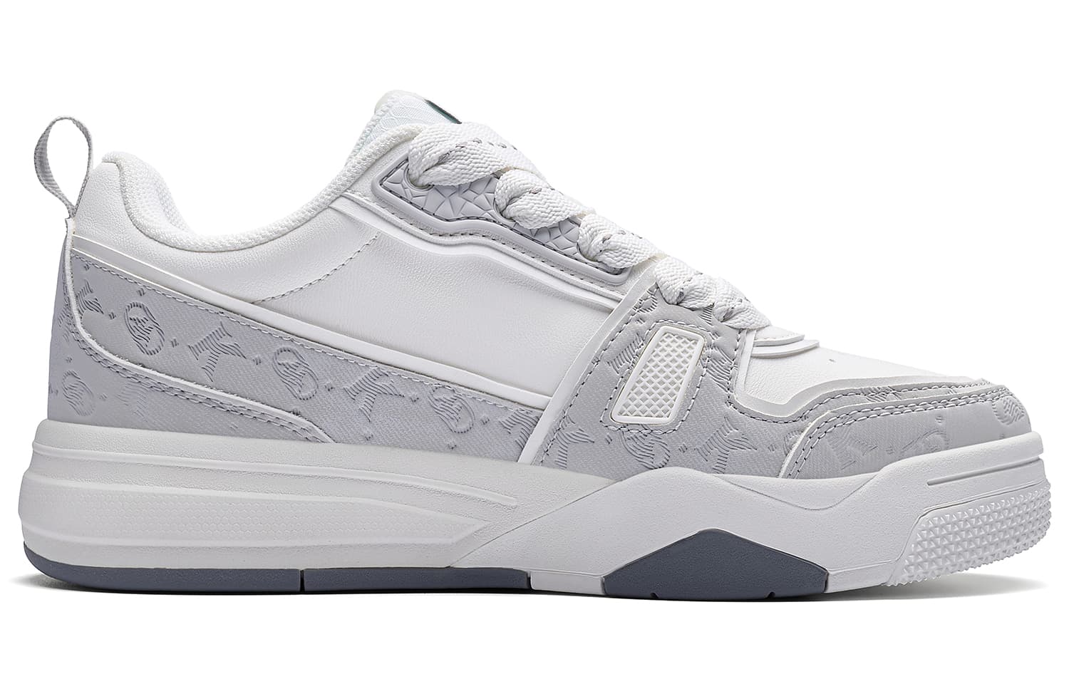 Кроссовки Кеды для скейтбординга Kappa Low Top Cool Gray Classic White Unisex - изображение 2