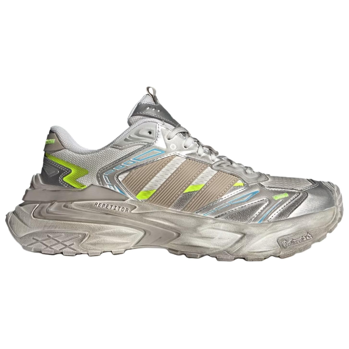 Кроссовки Adidas XLG STORM Low Топ Массивные кроссовки Унисекс Серебряный Коричневый белый - изображение 2