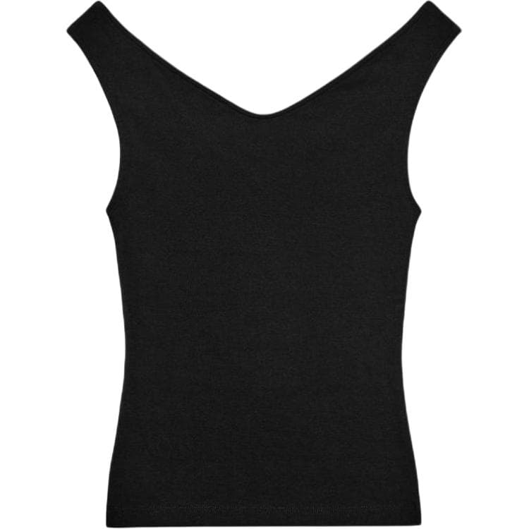Майка ZARA Черные Женские Майки - изображение 2