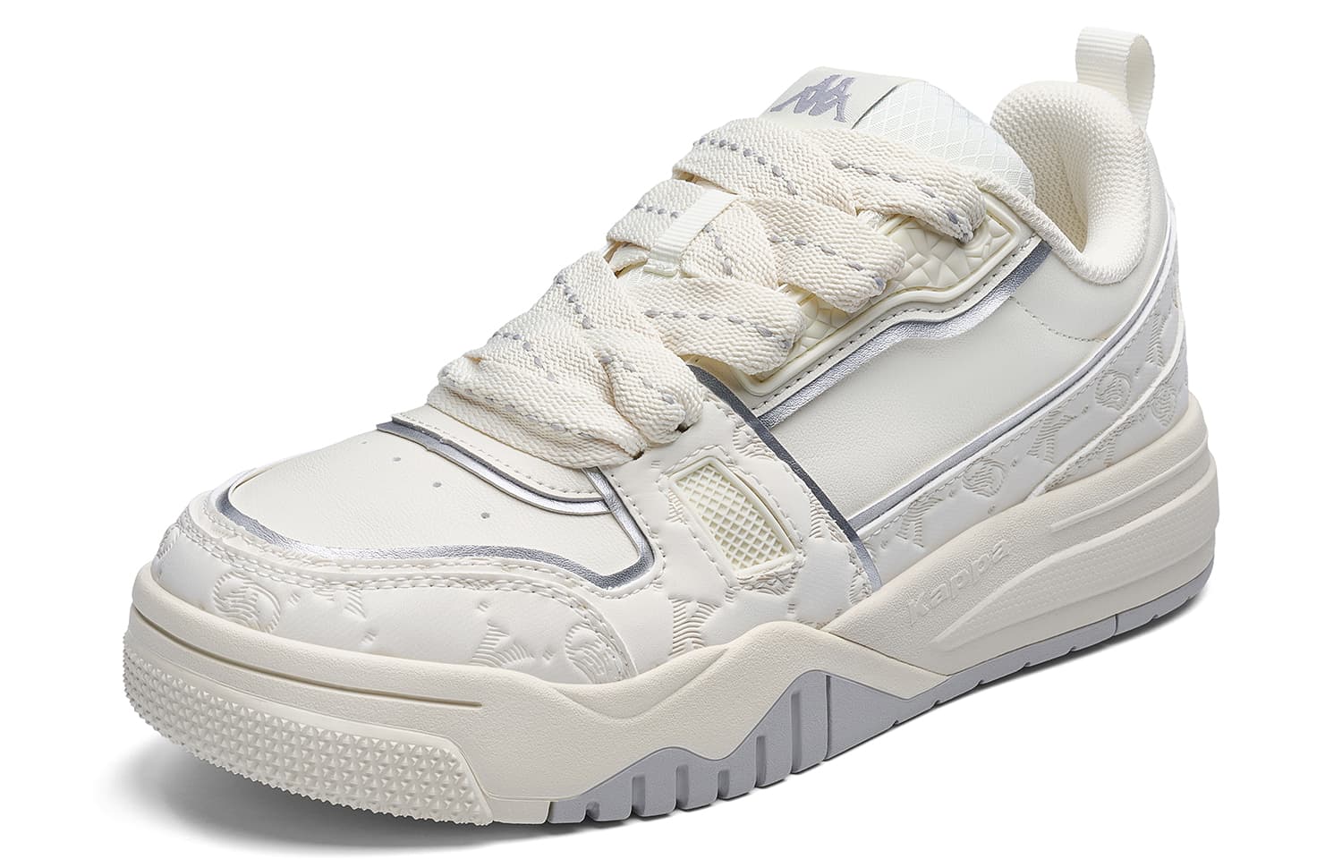Кроссовки Кеды для скейтбординга Kappa Low Top Зимний Белый Серебряный Унисекс - изображение 3