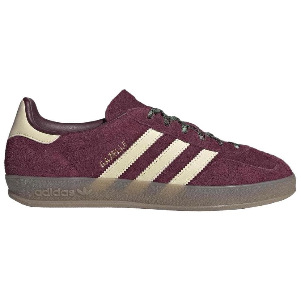 Кроссовки Adidas Originals GAZELLE INDOOR Кеды немецкой армии (GAT) Low Топ Фуксия Экрю Женские - изображение 2