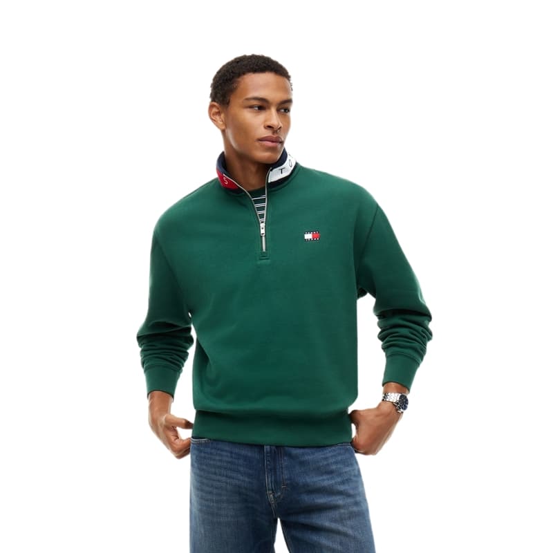 Худи Tommy Hilfiger Зеленый MBM Мужские Толстовки - изображение 1