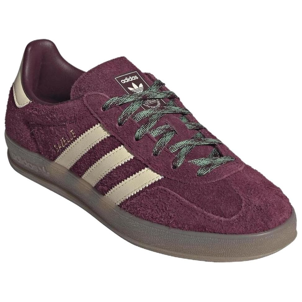 Кроссовки Adidas Originals GAZELLE INDOOR Кеды немецкой армии (GAT) Low Топ Фуксия Экрю Женские - изображение 3