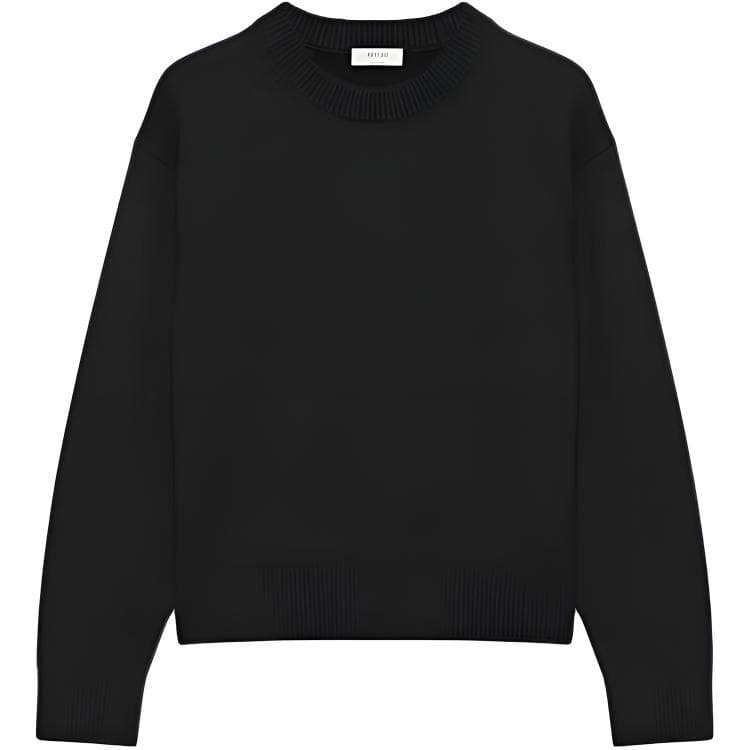 Aritzia FW25 Essential Плюш с кольцевым рисунком Расслабленный Средней длины Свитер Плюш с кольцевым рисунком Свитер - изображение 1