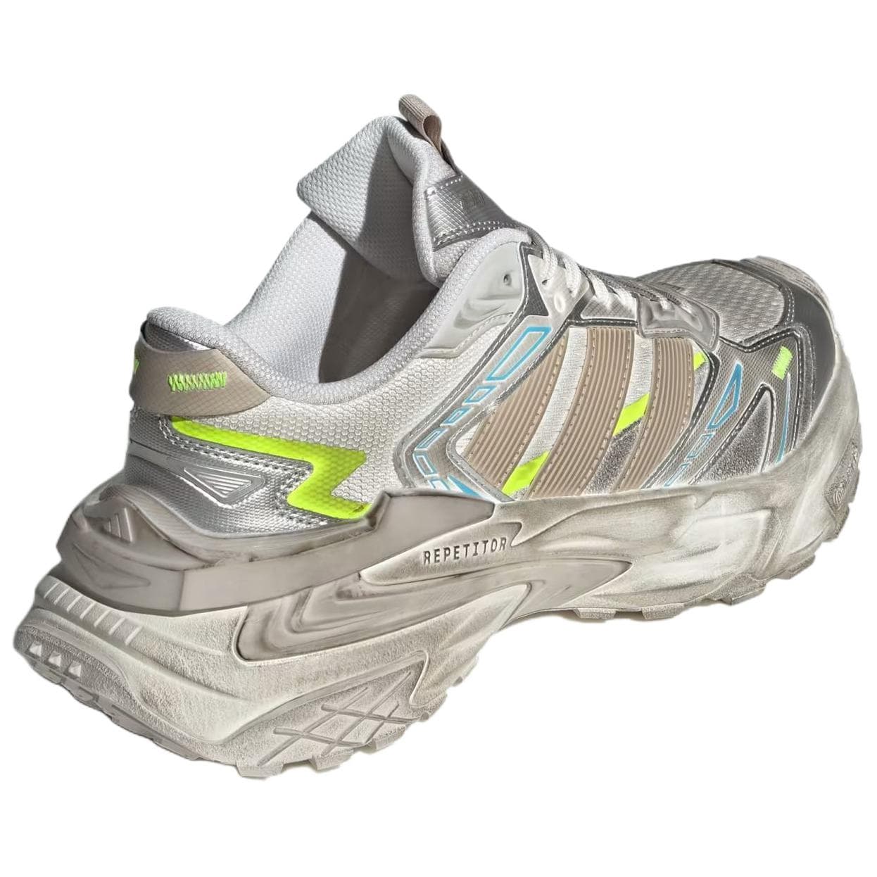 Кроссовки Adidas XLG STORM Low Топ Массивные кроссовки Унисекс Серебряный Коричневый белый - изображение 5