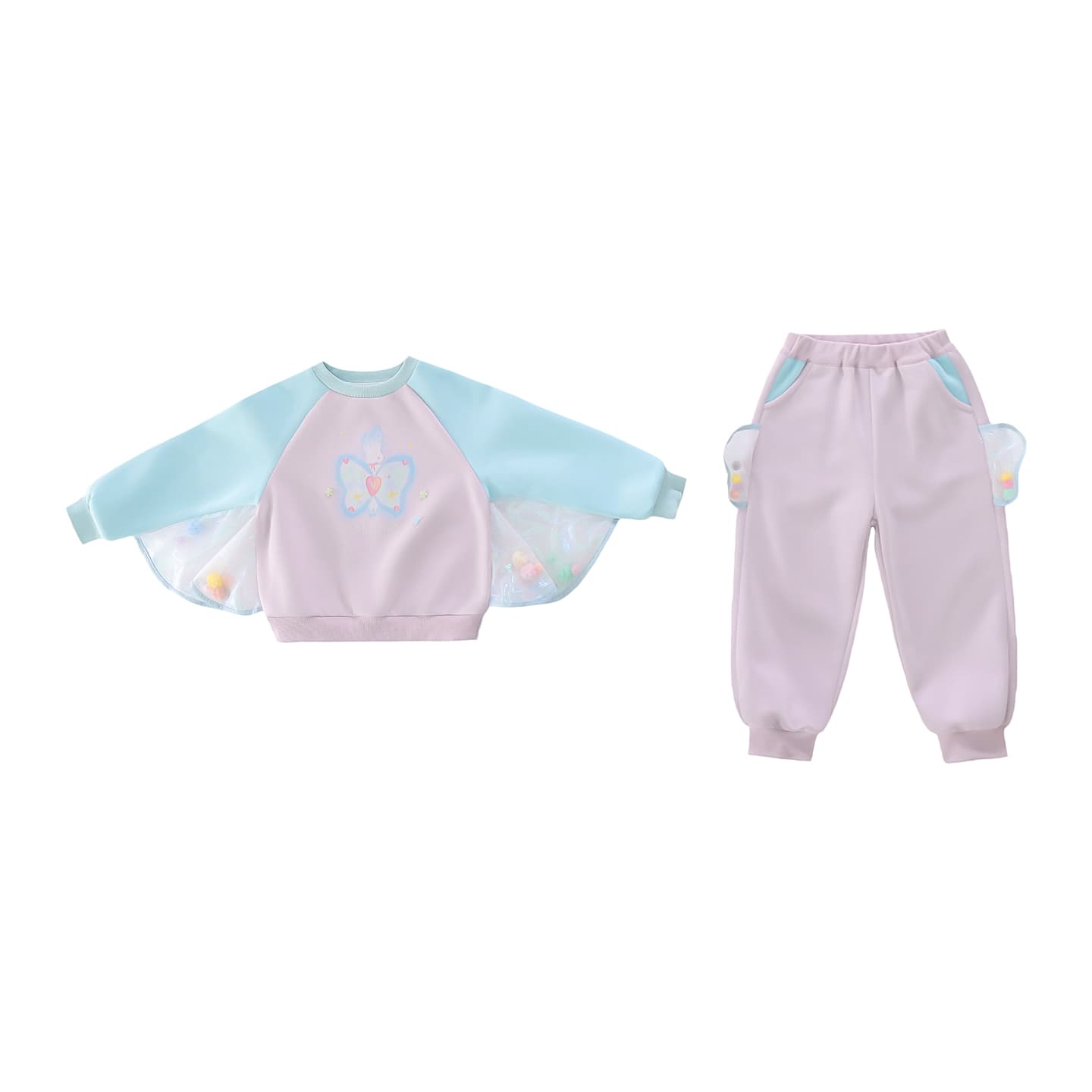 ATONGMU Фиолетовый Kids Повседневные спортивные костюмы Наборы - изображение 1