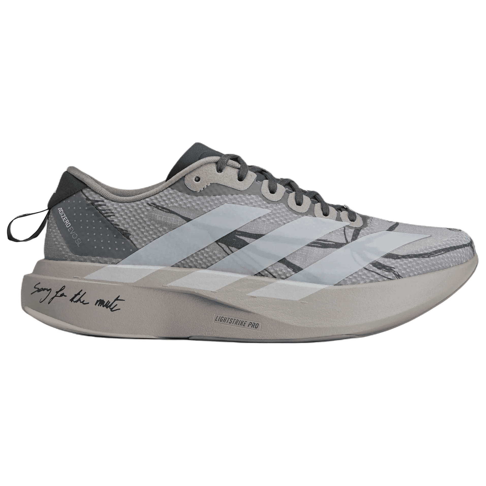 Кроссовки для бега Adidas Adizero Evo SL Беговые кроссовки Низкий Топ Голубино-серый Светло-серый Темно-серый Женские - изображение 2