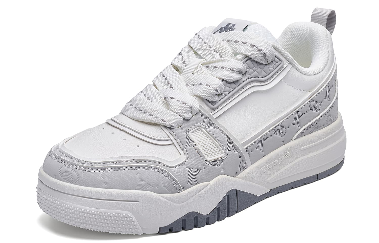Кроссовки Кеды для скейтбординга Kappa Low Top Cool Gray Classic White Unisex - изображение 3