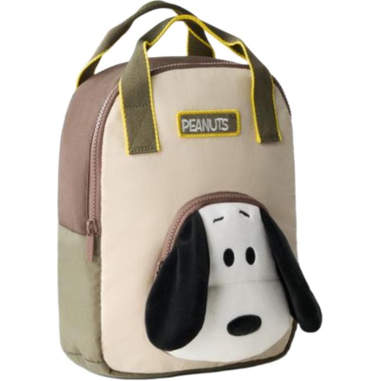 zara X Snoopy Коллаборация Нейлон Рюкзаки Детский Хаки зеленый - изображение 3