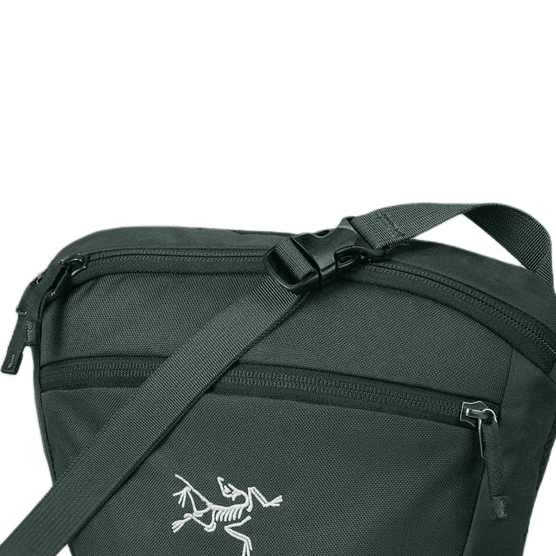 ARC'TERYX Mantis 2,5L Туристические сумки Полиэстеровое волокно Черный нефритовый цвет Унисекс - изображение 4