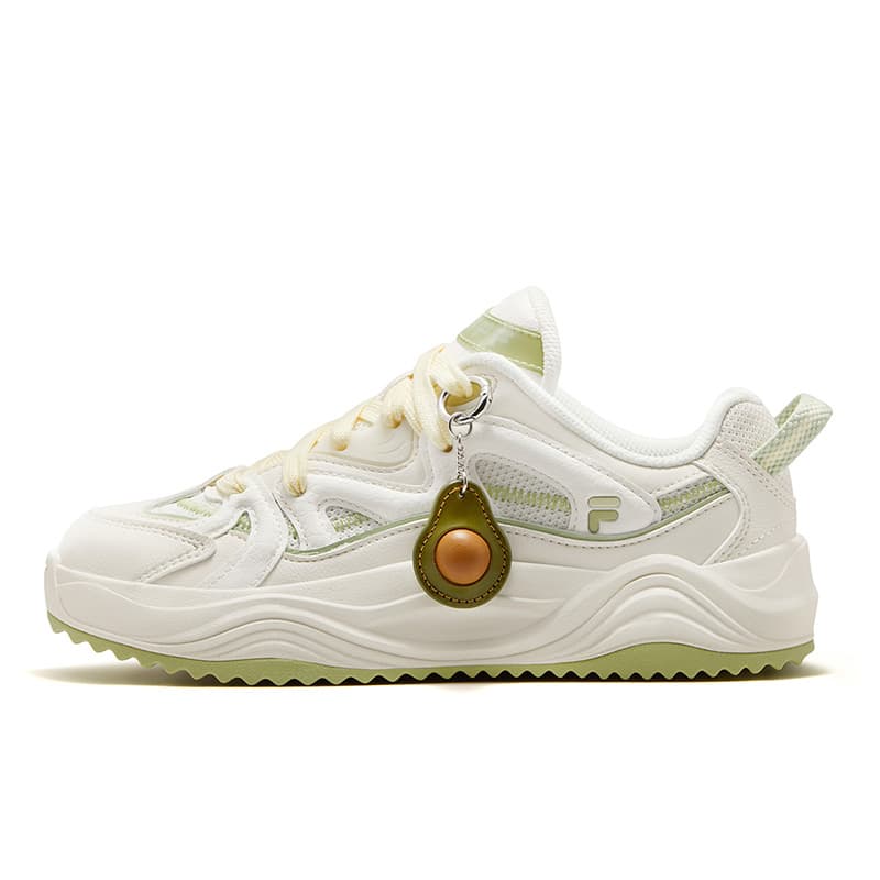 Кроссовки FILA FUSION TARANTO Melody Shoes Кеды для скейтбординга Низкий Топ Тофу Белый Снег Женские - изображение 1