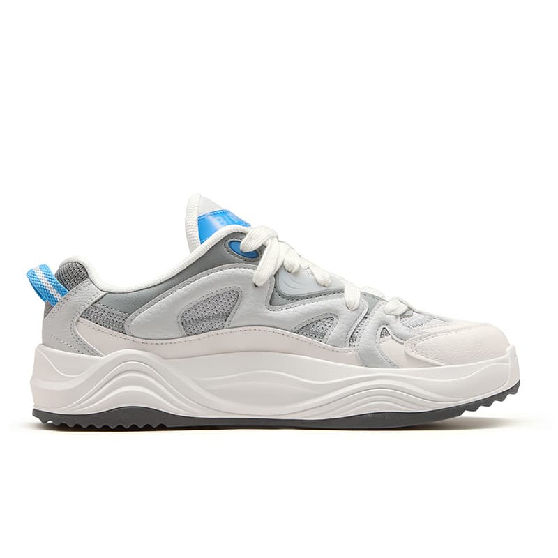 Кроссовки FILA FUSION TARANTO Melody Shoes Кеды для скейтбординга Низкий Топ Лунный Камень Серый Прозрачный Белый Мужской - изображение 2