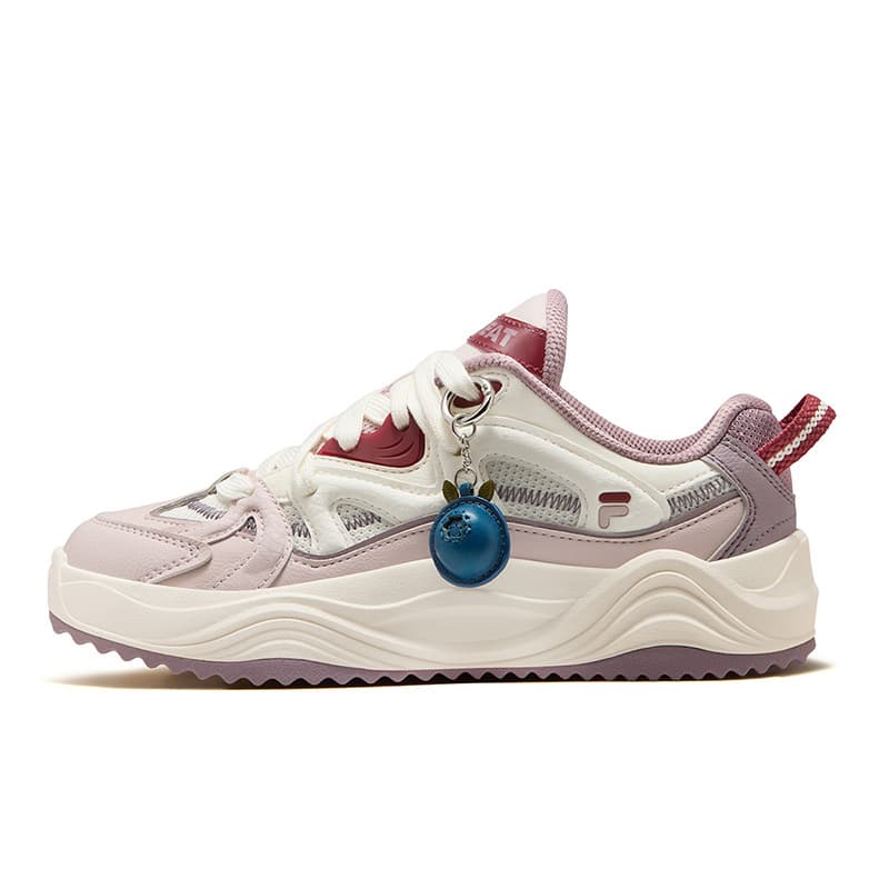 Кроссовки FILA FUSION TARANTO Melody Shoes Кеды для скейтбординга Низкий Топ Снег Тихий Розовый Женские - изображение 1
