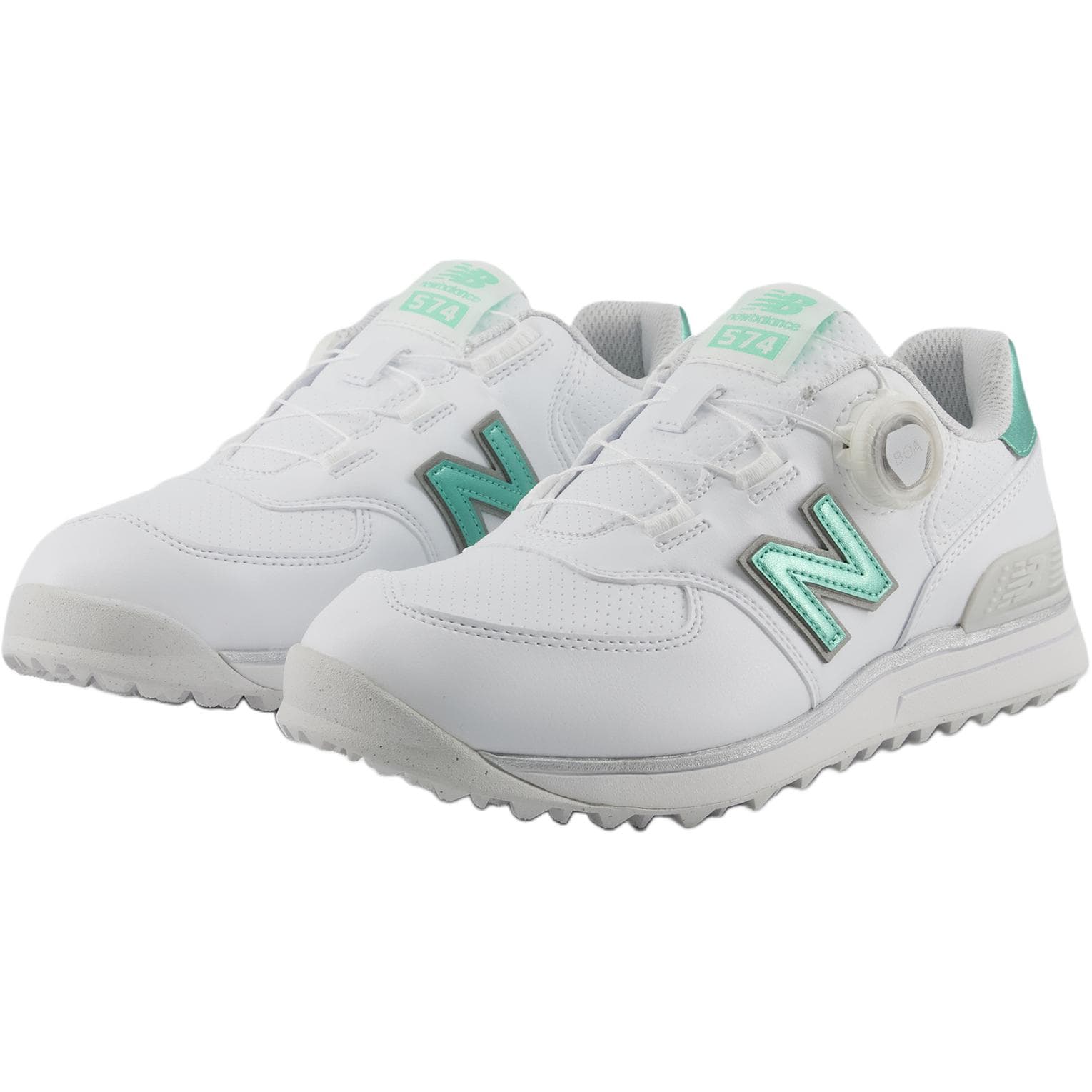 Кроссовки для гольфа New Balance NB 574 V4 Обувь для гольфа Low Топ Белый Женские - изображение 2