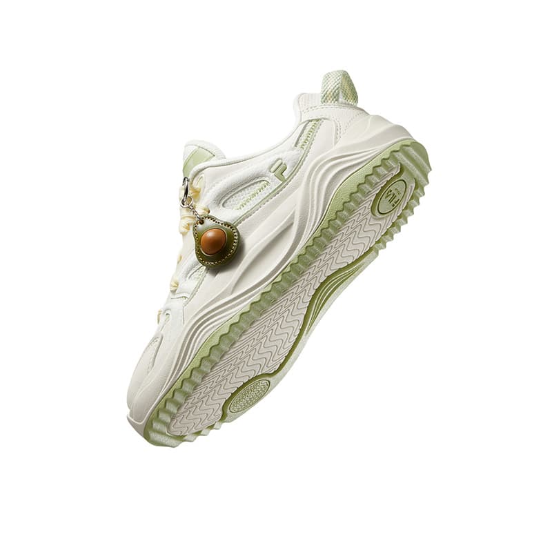 Кроссовки FILA FUSION TARANTO Melody Shoes Кеды для скейтбординга Низкий Топ Тофу Белый Снег Женские - изображение 6