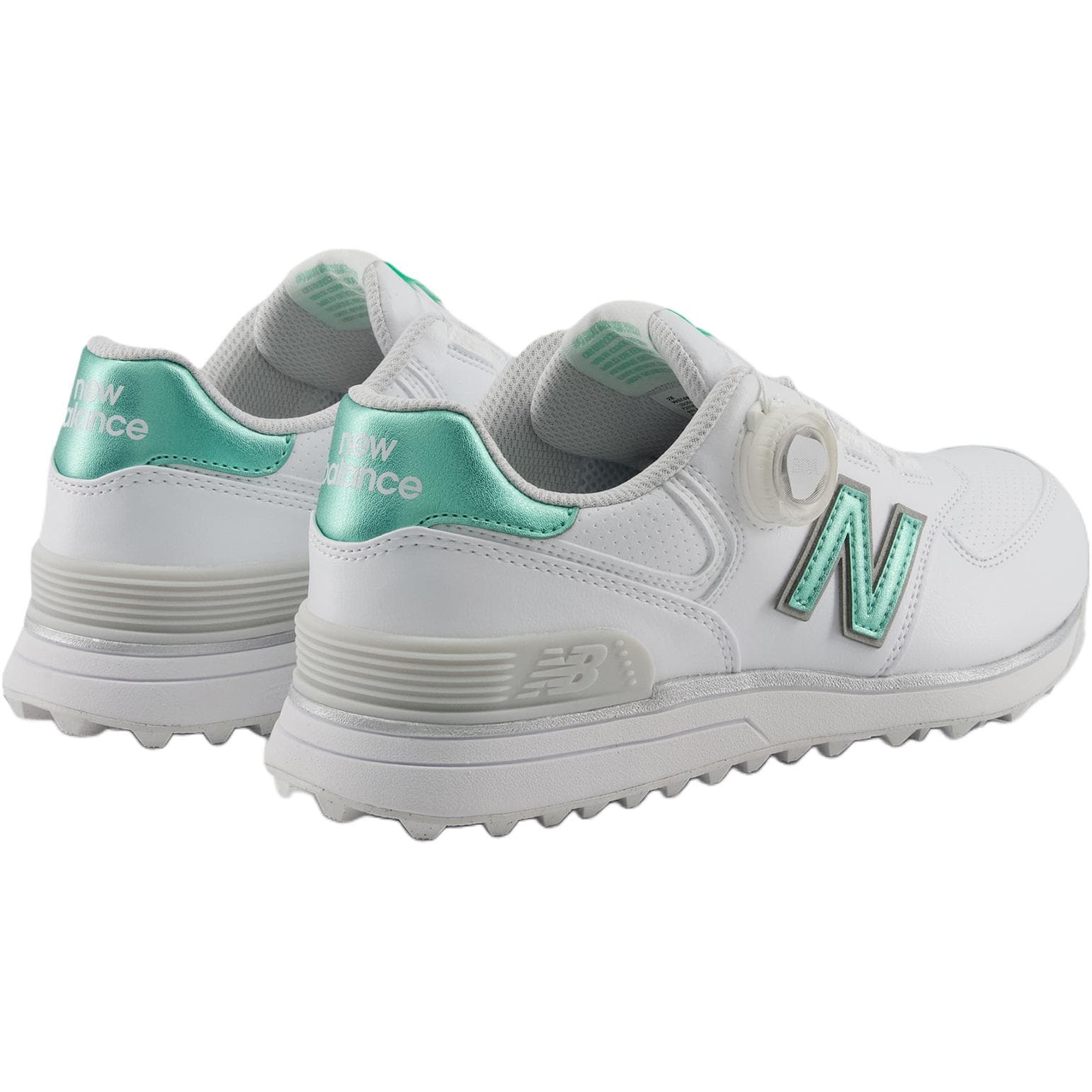 Кроссовки для гольфа New Balance NB 574 V4 Обувь для гольфа Low Топ Белый Женские - изображение 7